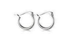 Hoop Clip in earings  10mm x 2mm