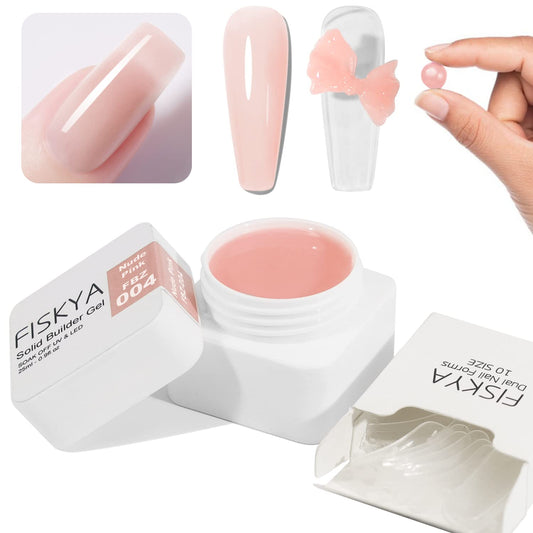 Miss smoo Hand sculpt builder gel nude pink