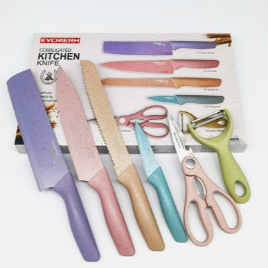 6pc Macaroon Knife set