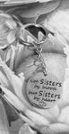 Not sisters by blood key chain