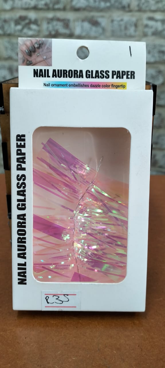 Aurora glass paper pink