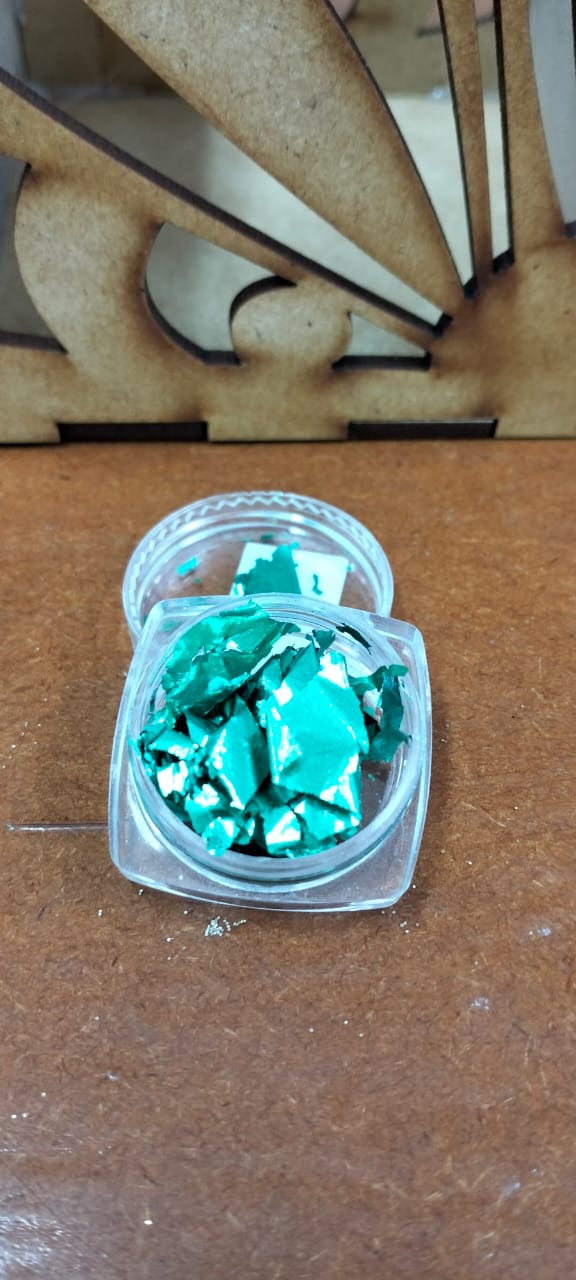 Small tub foil green