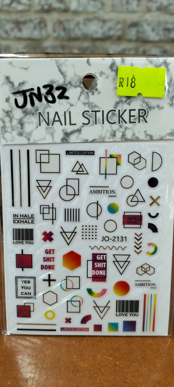 Nail art sheet JN32