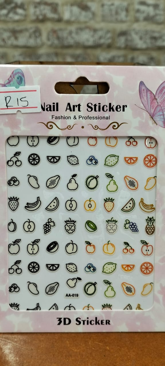 Nail art sheet A19