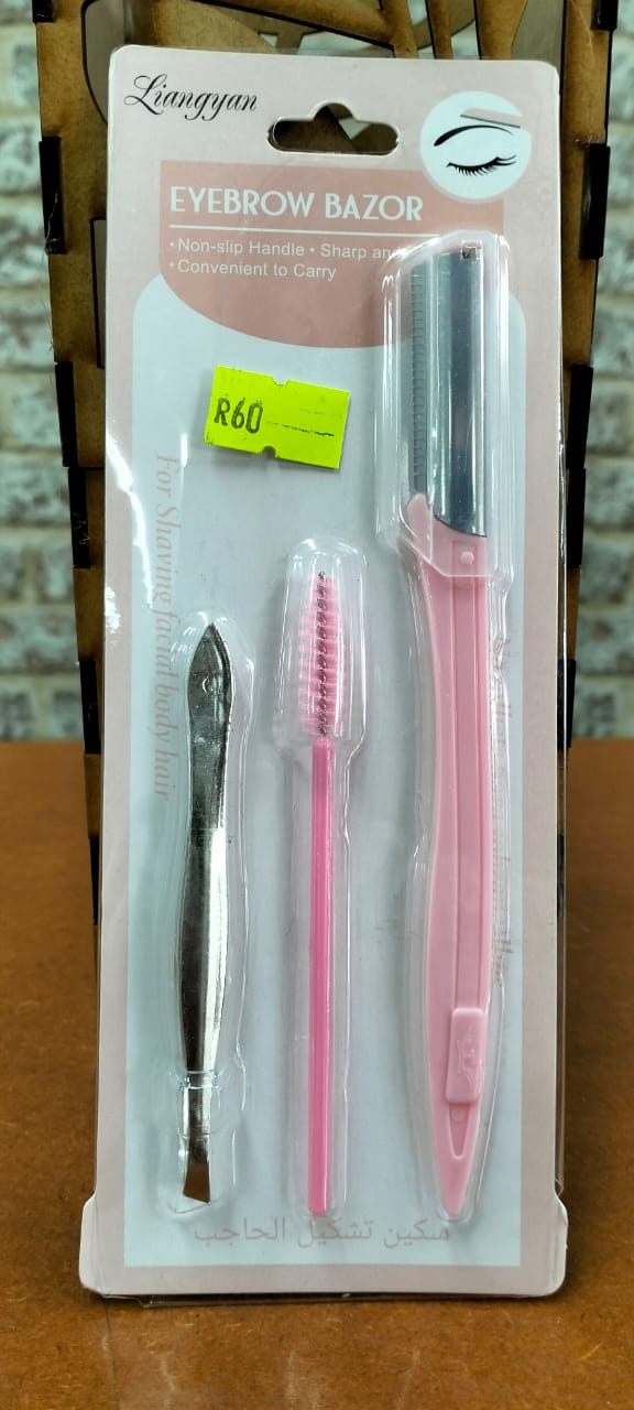 Eyebrow razor set