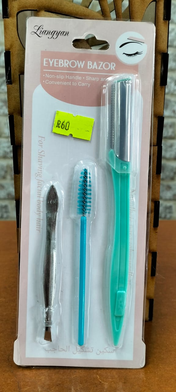 Eyebrow razor set