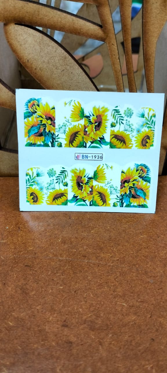 Sunflower decal