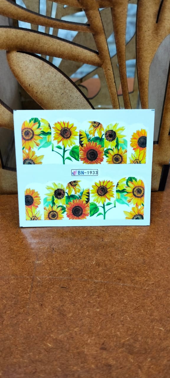 Sunflower decal