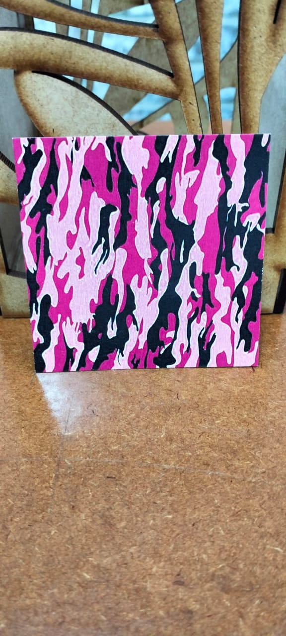 Camo decal pink