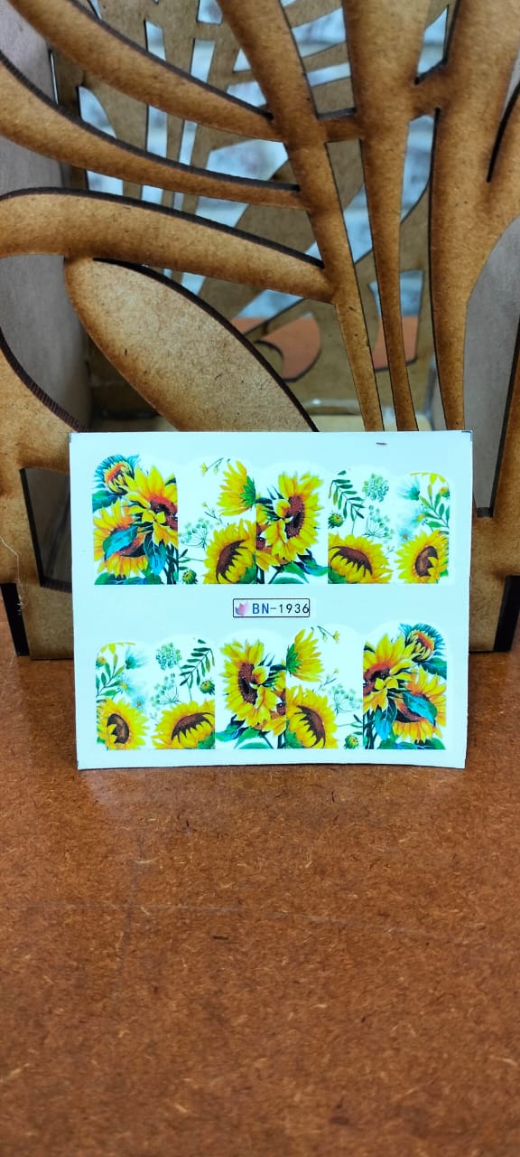 Sunflower decal