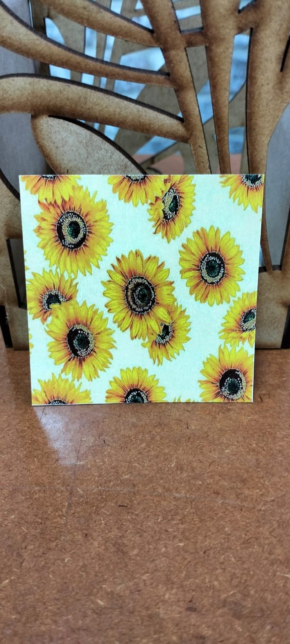 Sunflower decal