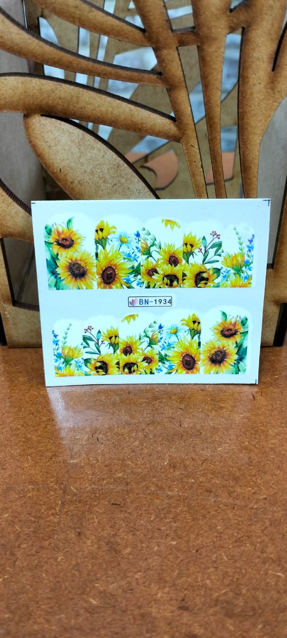 Sunflower decal