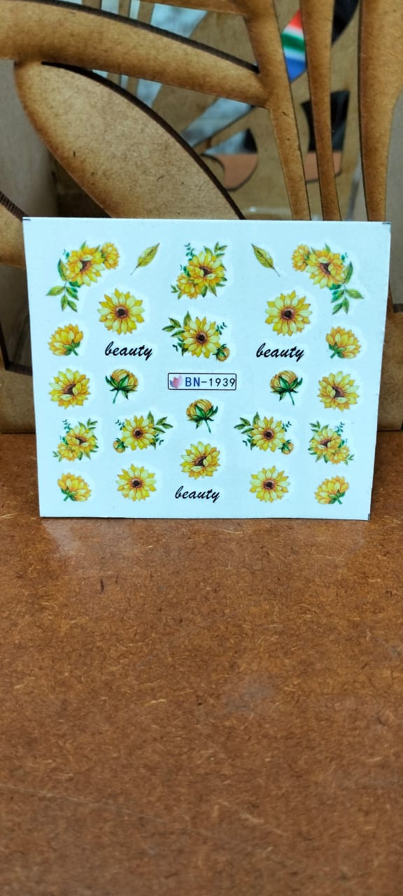 Sunflower decal