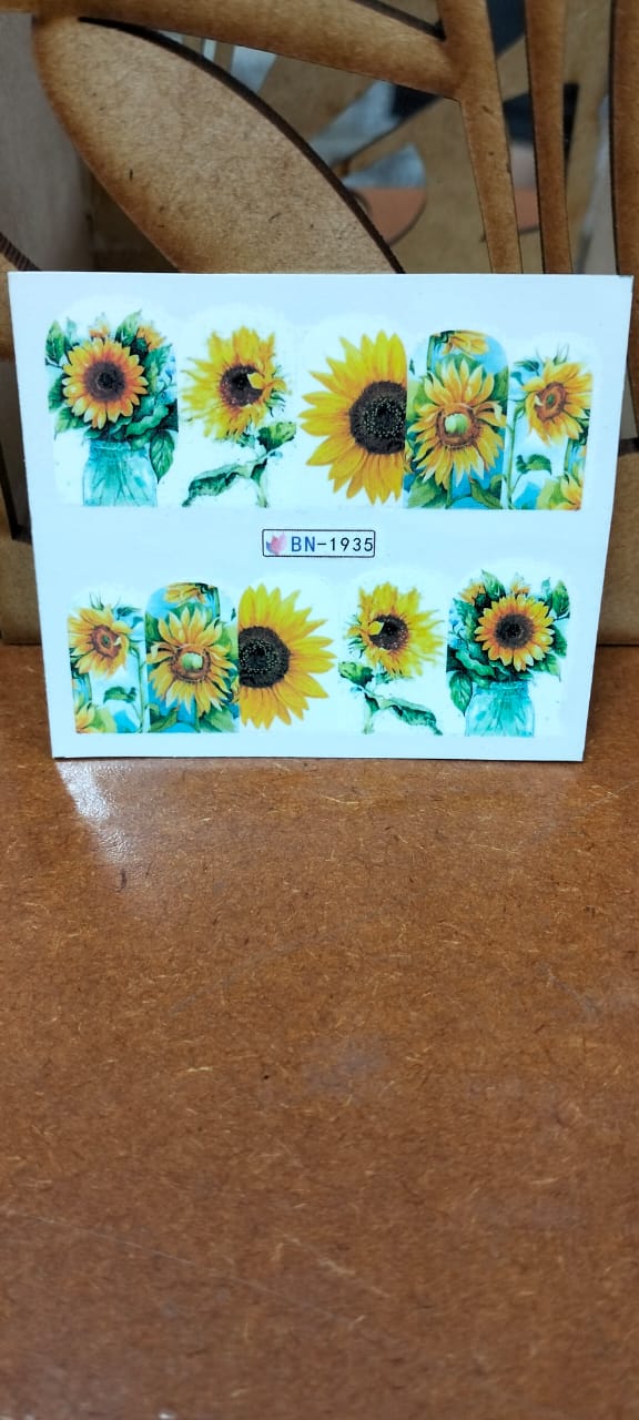 Sunflower decal