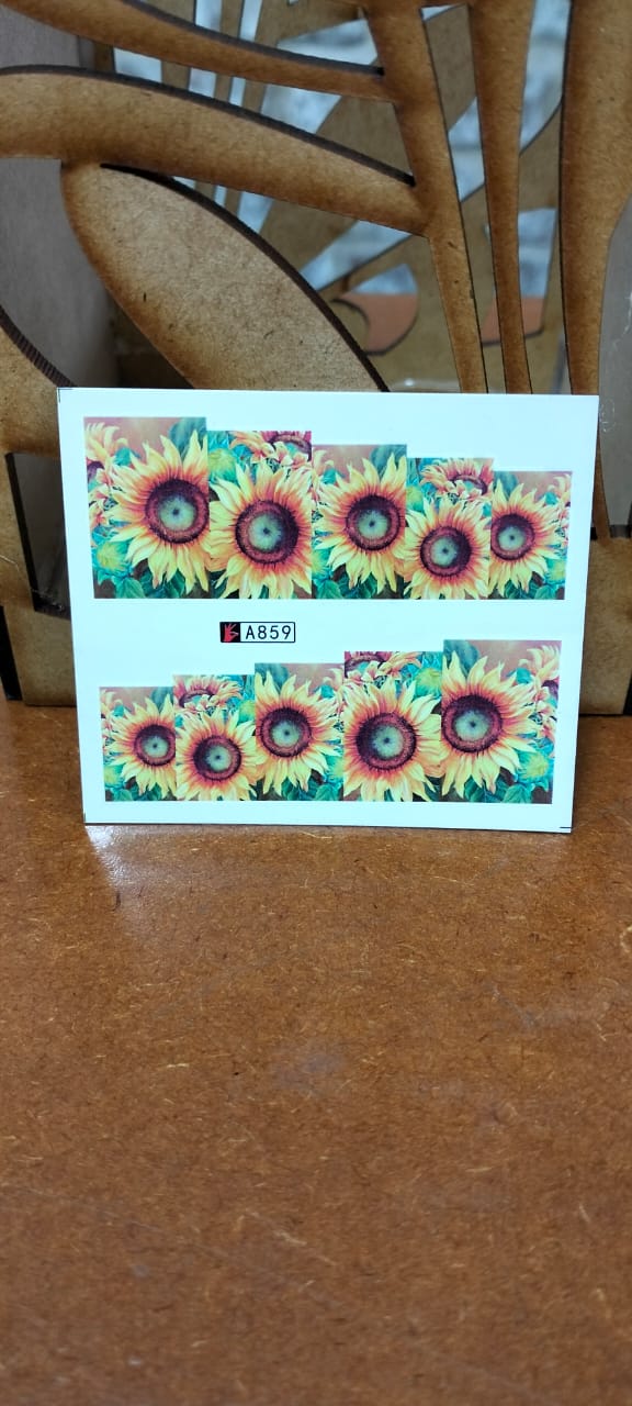 Sunflower decal