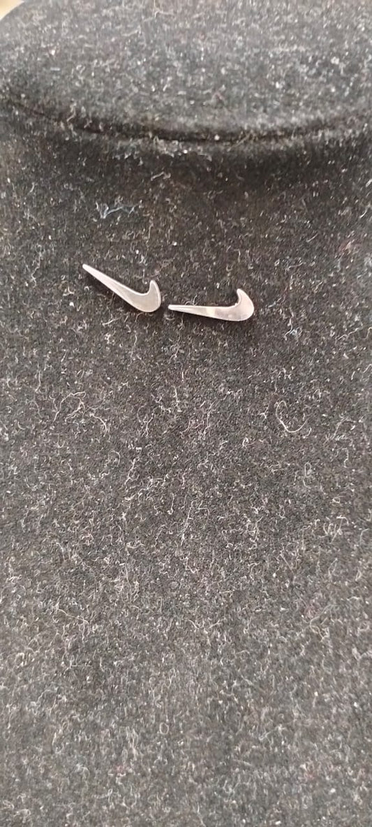 Nike earrings stainless steel