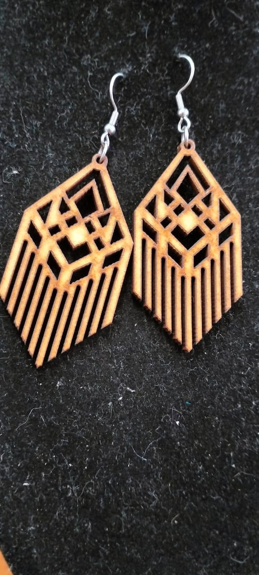 Wooden earing 3