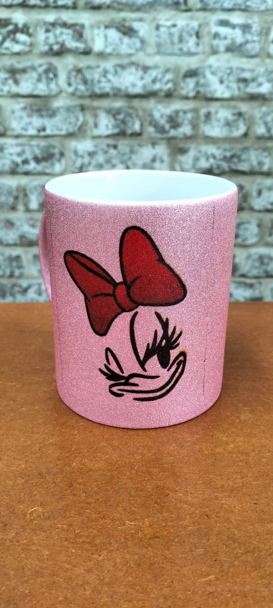 Glitter Daisy mug