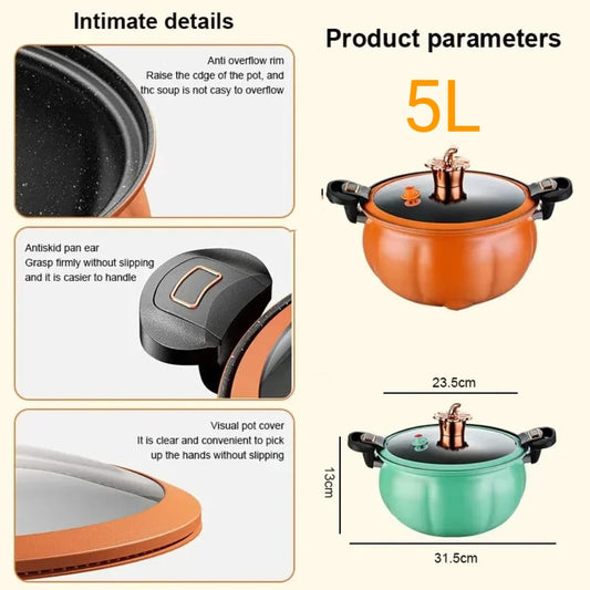 5L Micro Nonstick Pressure Cooker pot