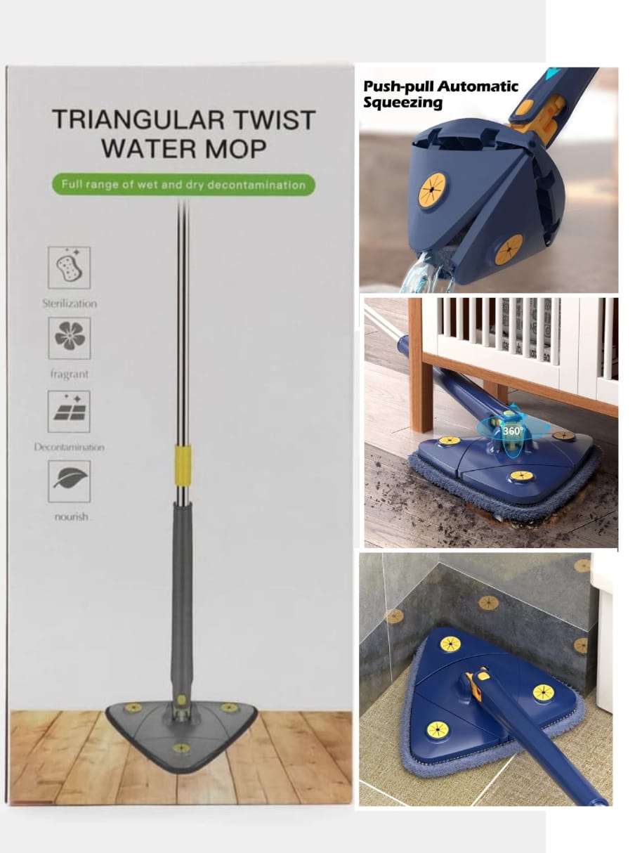 Triangular twist mop