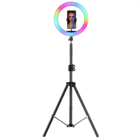 RGB 10" Ring light with a 2.1m stand