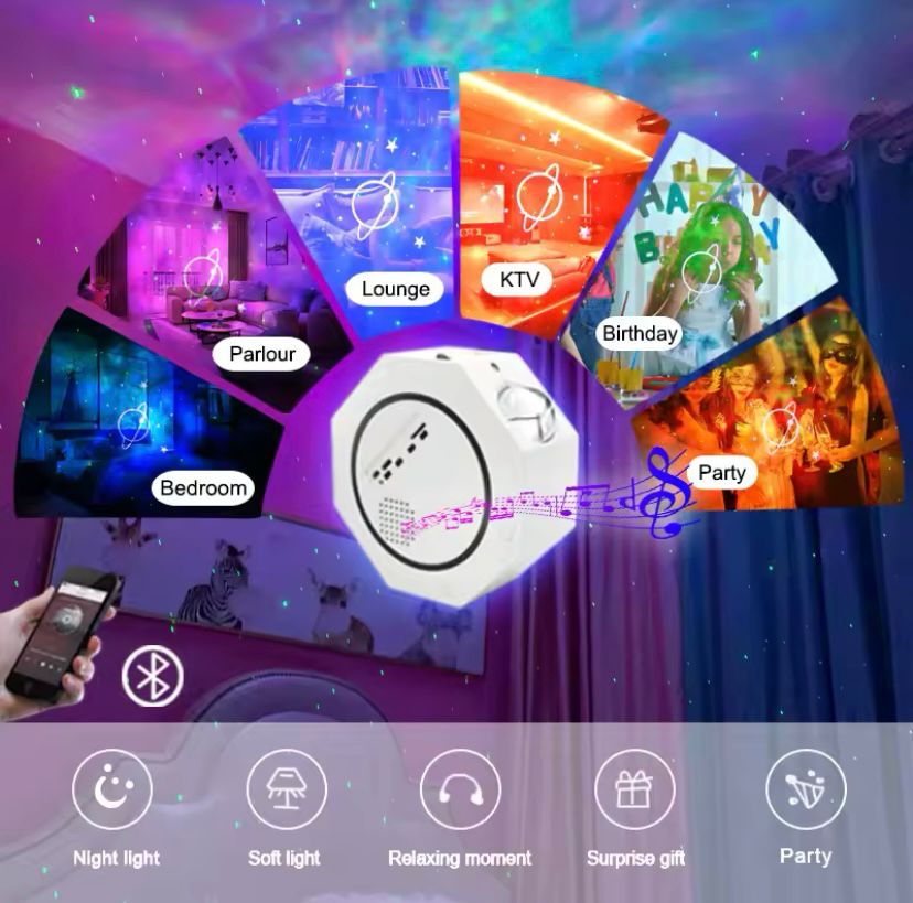 Led Bluetooth projector