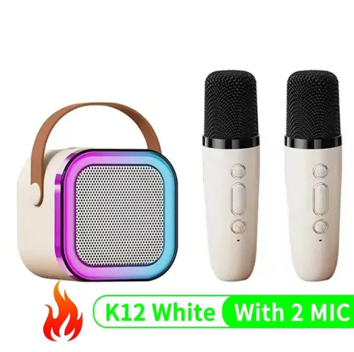 Bluetooth speaker with 2 mics