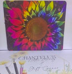 Colorful Sunflower mousepad