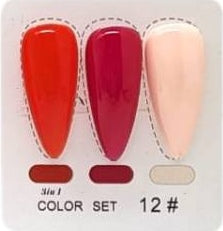 Solid cream paint gel 3 colors #12