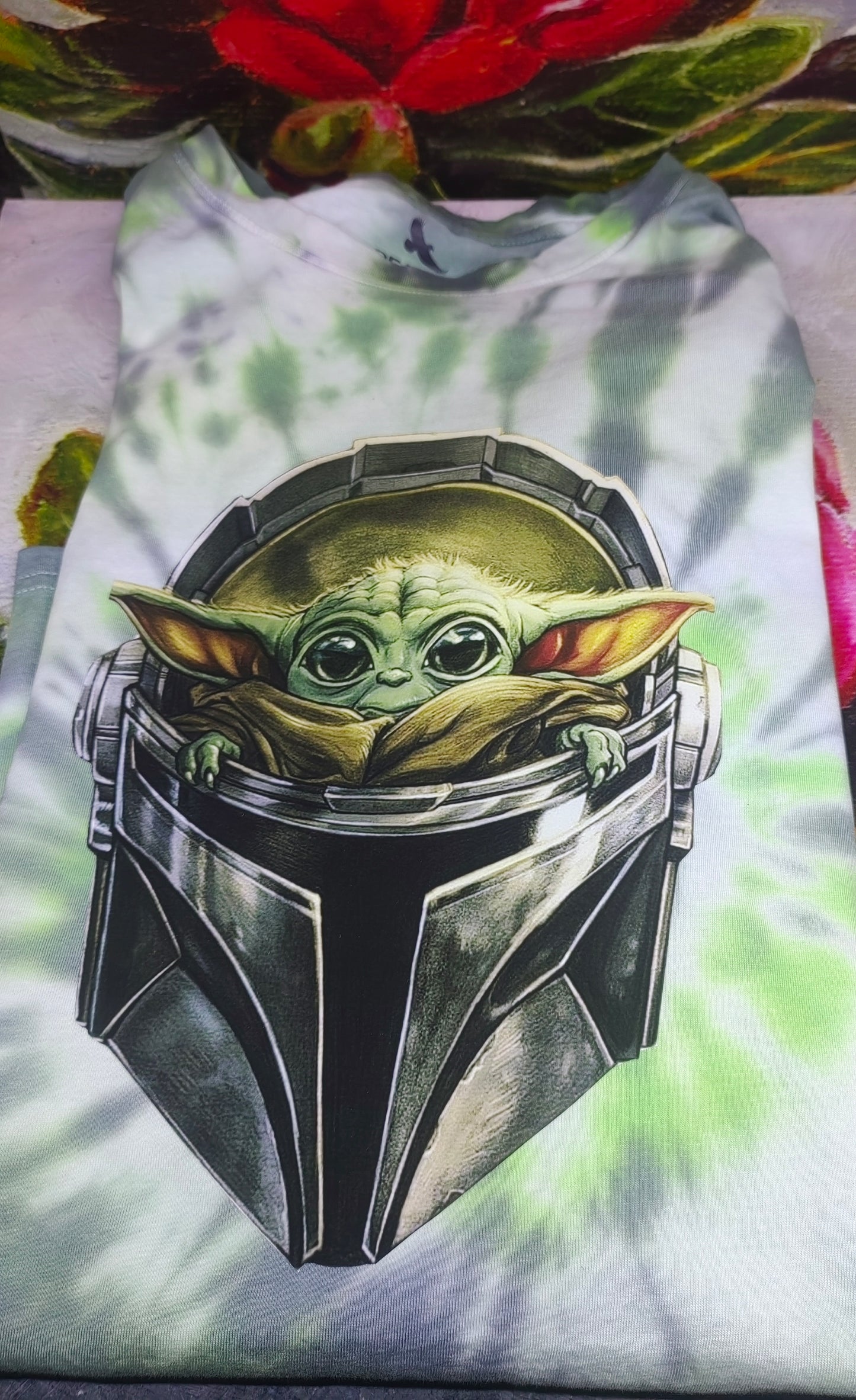 Baby Yoda Tye Dye Tshirt