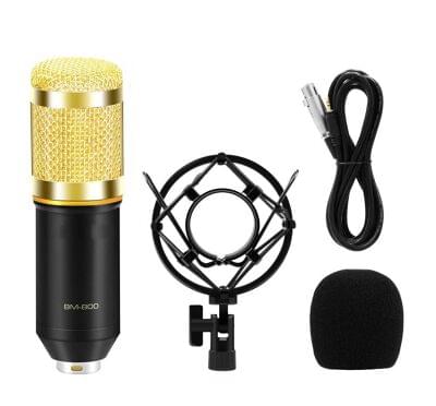 BM800 Condenser Microphone Recording With Shock Mount Kit