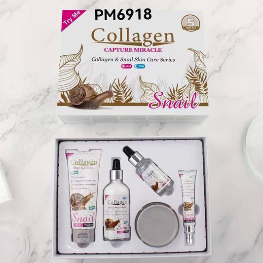 COLLAGEN & SNAIL SKIN CARE 5PCS SET