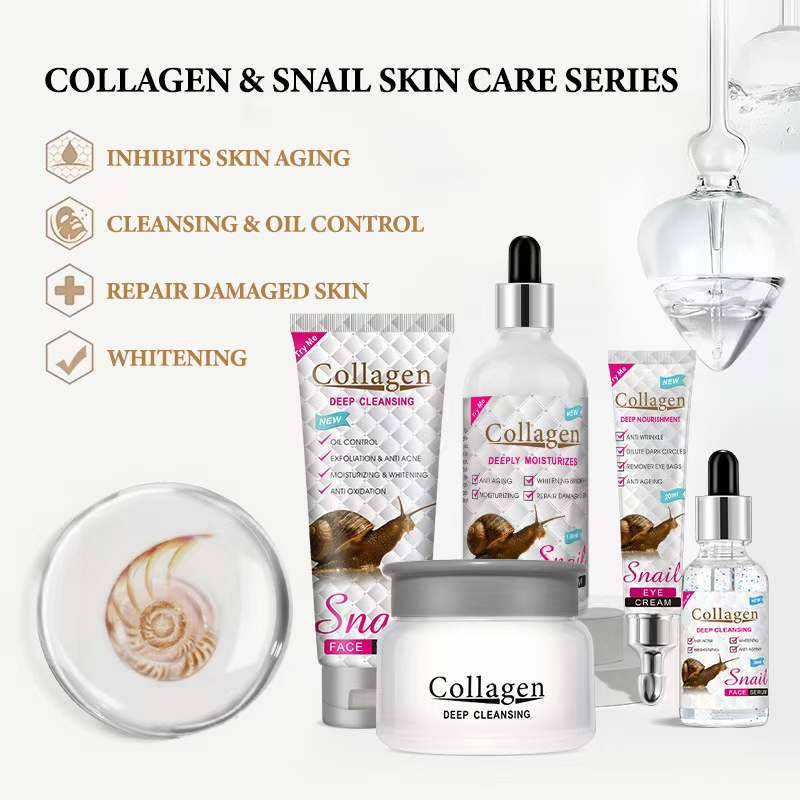 COLLAGEN & SNAIL SKIN CARE 5PCS SET