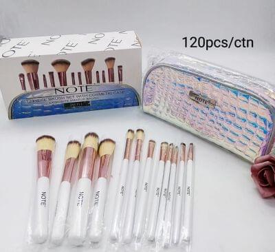 12pc Note Make up brush set