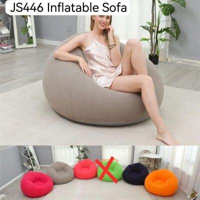 One Sitter Inflatable Sofa available in RED,NAVY,ORANGE & GREY