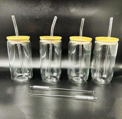 4pc Glass Jar set