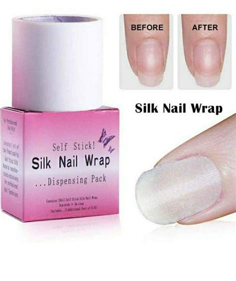 Silk nail wrap