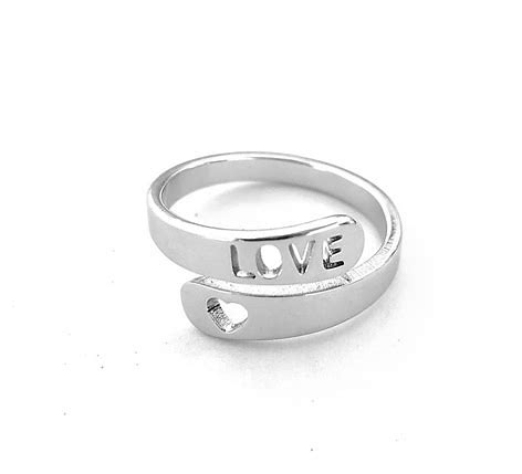 Love stainless steel ring