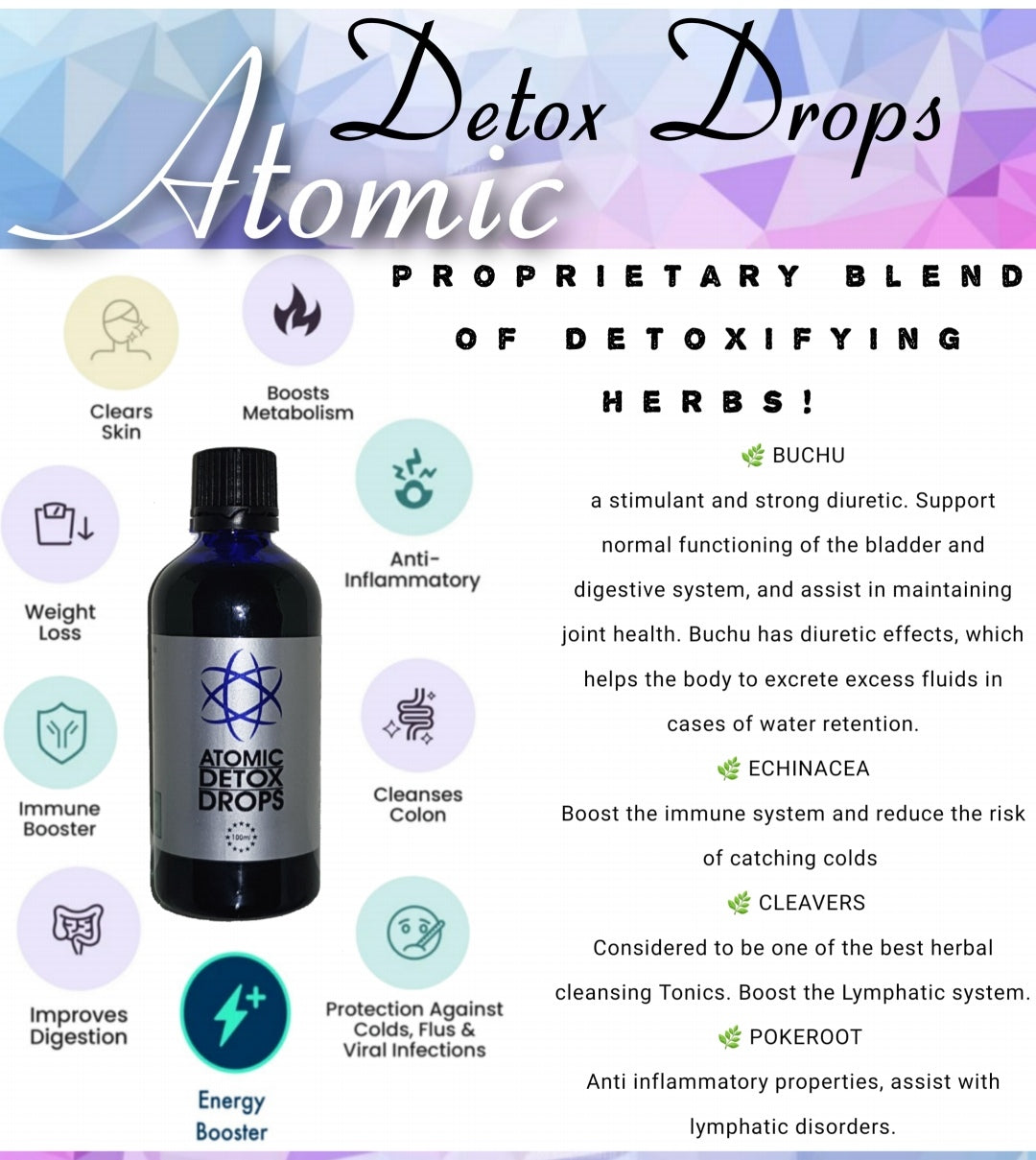 Atomic Detox drops 100ml