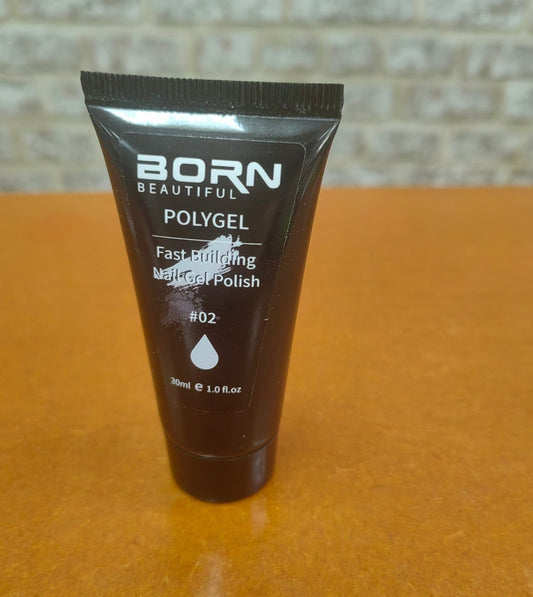 Born Beautiful Poly gel 30ml clear