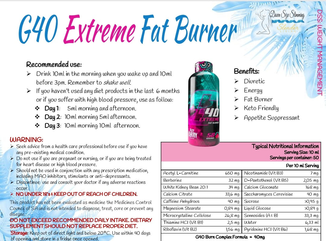 G40 Extreme Fatburner 500ml