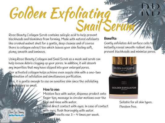 Golden Exfoliating Snail Scrub