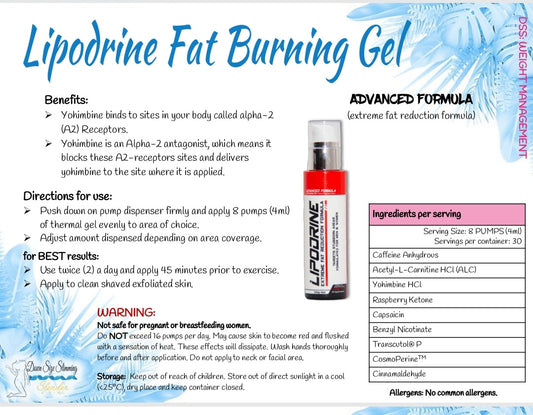 Lipodrine Fat Burning Gel 120g