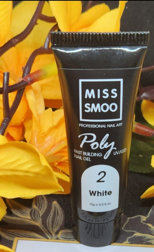 Miss Smoo Poly gel 15ml White