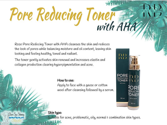 Pore Reducing Toner with Aha