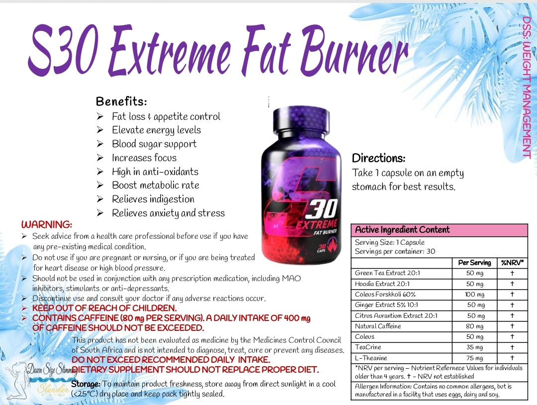 S30 Extreme fatburner