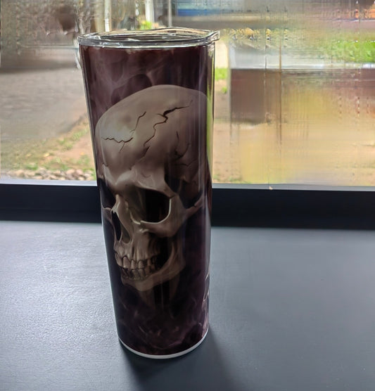 Smokey Skull tumbler